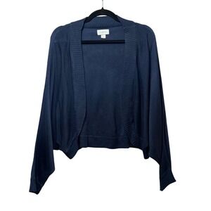 Avenue Open Front Cardigan Dolman Sleeve Knit Sweater Plus‎ Size 14/16